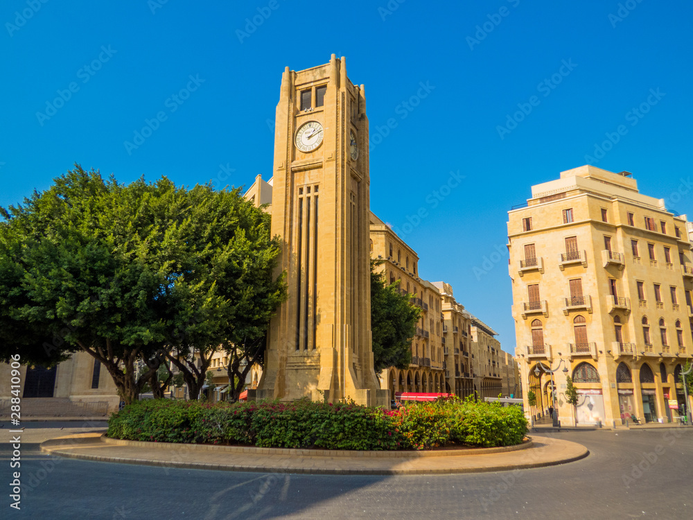 Fototapeta premium View of the Place de l'Etoile in Beirut, Lebanon