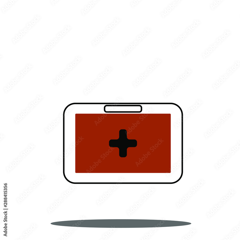 Obraz premium first aid icon on white background