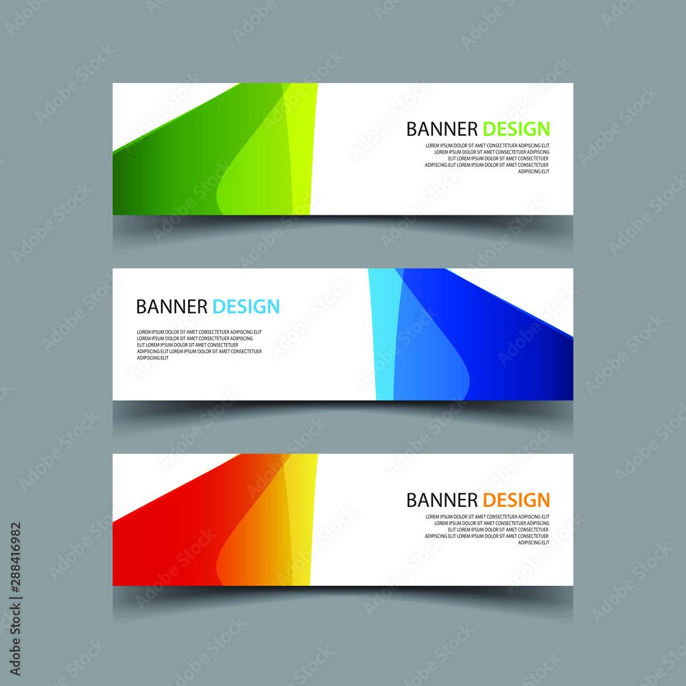 Obraz premium Vector Abstract design banner web template