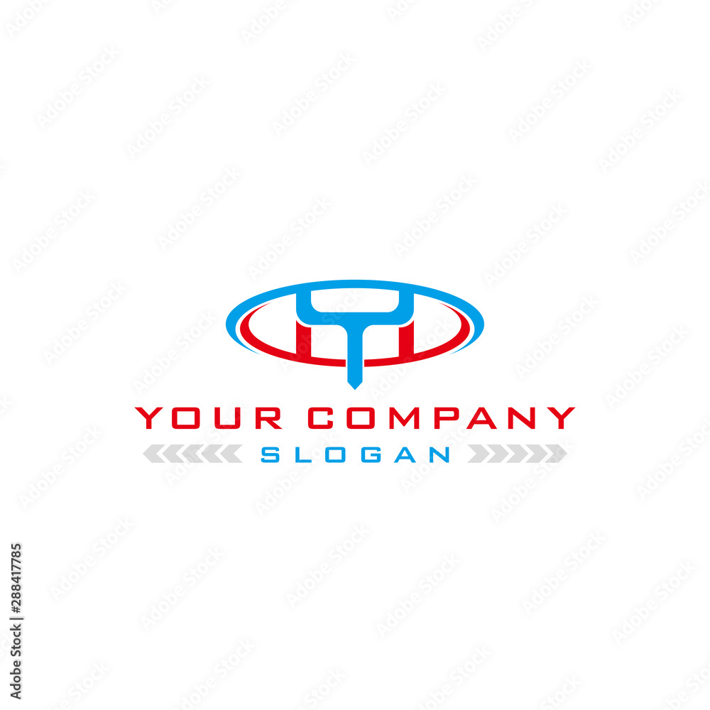 H and Y initial Logo H and Y initial Logo