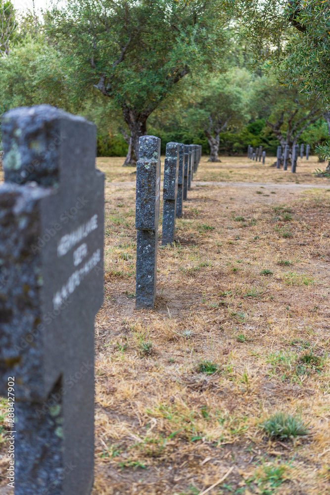 The military cemetery of Cuacos de Yuste