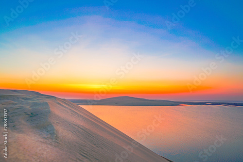 Desert at sunrise. © Brian Scantlebury