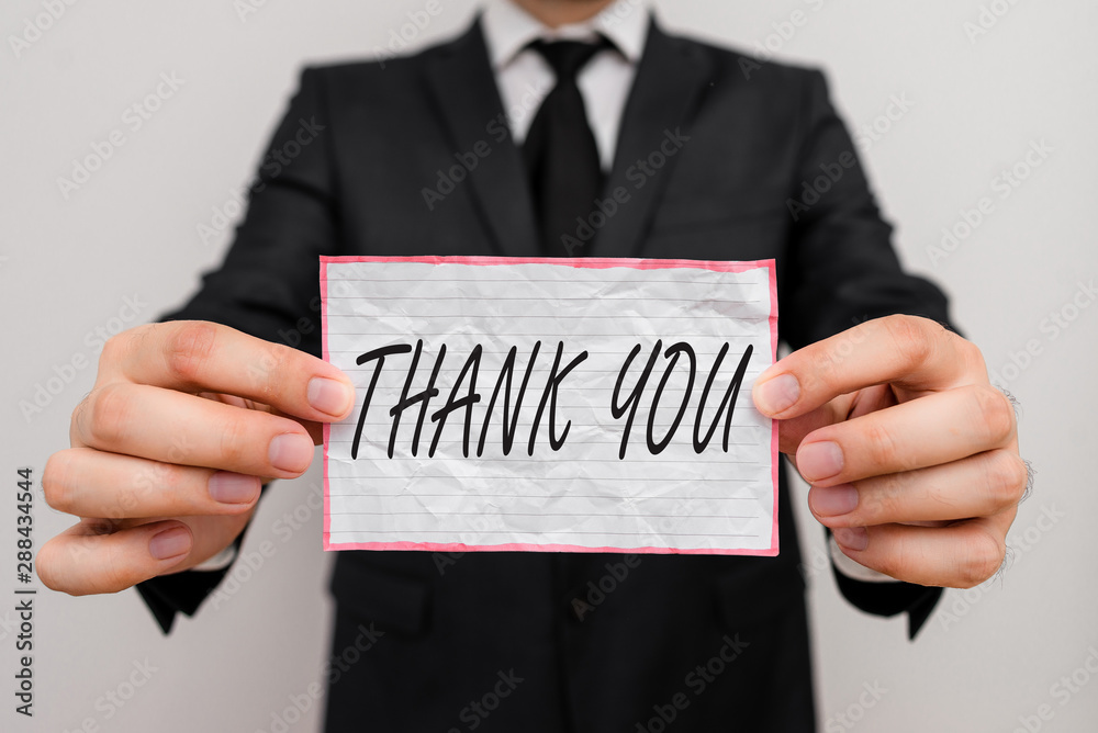 Text sign showing Thank You. Business photo showcasing a polite expression used when acknowledging a gift or service Text sign showing Thank You. Business photo showcasing a polite expression used when acknowledging a gift or service