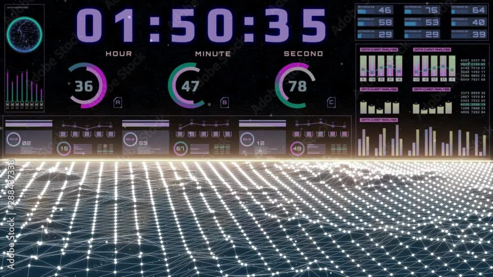 HUD Futuristic Wireframe Landscape System Analysis Swirl Wave Structure. Float low poly geometric element for visualization explorer panel. HUD Futuristic Wireframe Landscape System Analysis Swirl Wave Structure. Float low poly geometric element for visualization explorer panel.