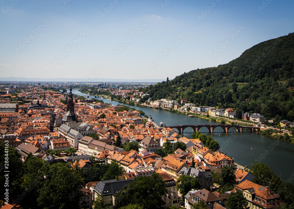 View from Heidelberg castle