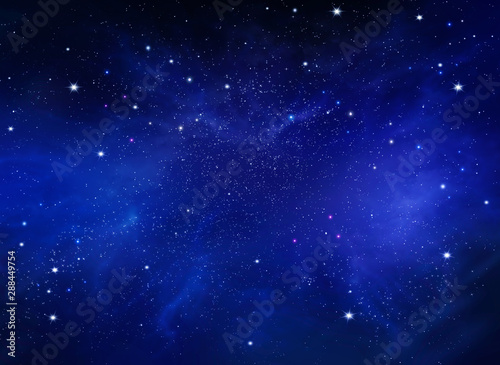 Night sky - Universe filled with stars, nebula and galaxy. Abstract background