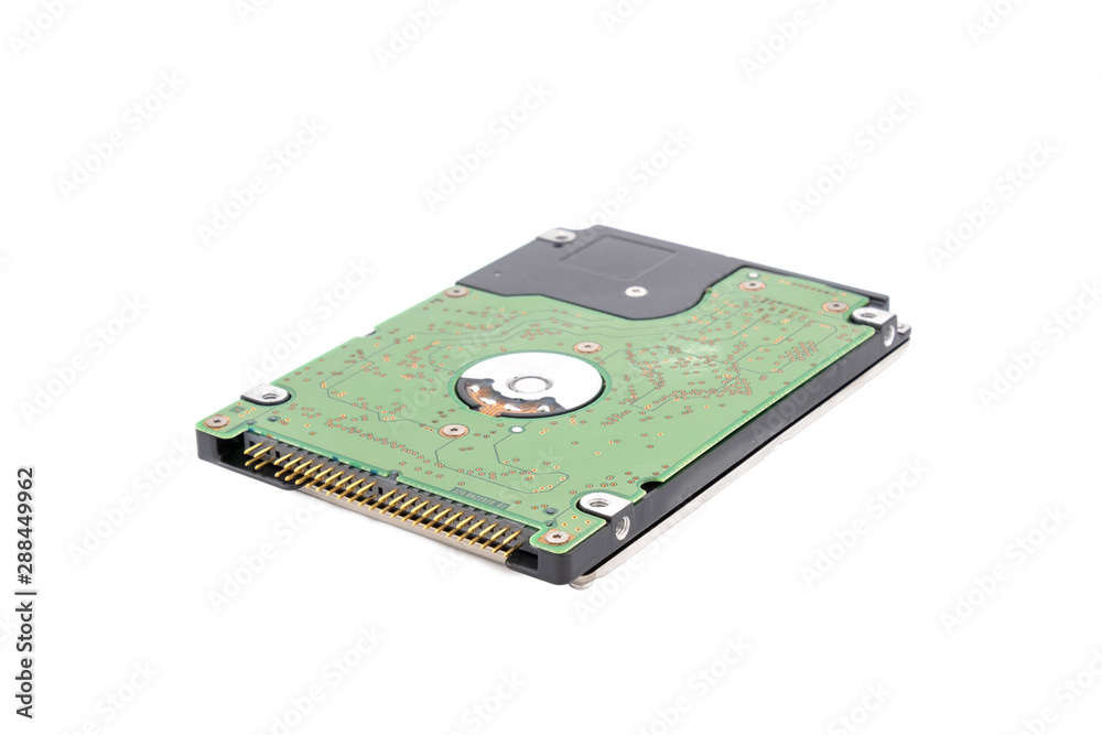 IDE or PATA hard disk drive isolated on white background IDE or PATA hard disk drive isolated on white background