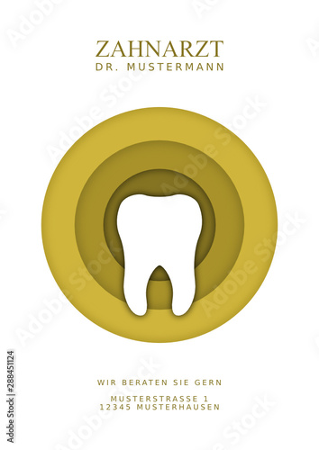 Flyer für Zahnarzt