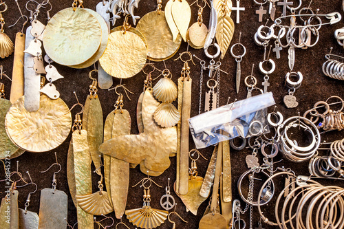 Typical athens touristyc jewelry store , Greece photo