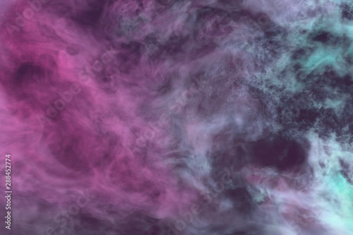 Beautiful 3D illustration of heavy mystic smoke clouds texture or background