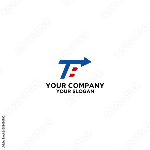 TB Arrow Logo Design vector