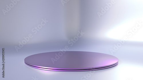 Elegant, beautiful abstract background with elements, studio, pedestal, minimalism. 3d illustration, 3d ..rendering.