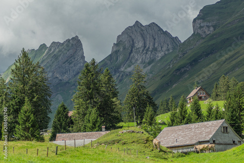 Schöne Erkundungstour durch das Appenzellerland in der Schweiz. - Appenzell/Alpstein/Schweiz photo