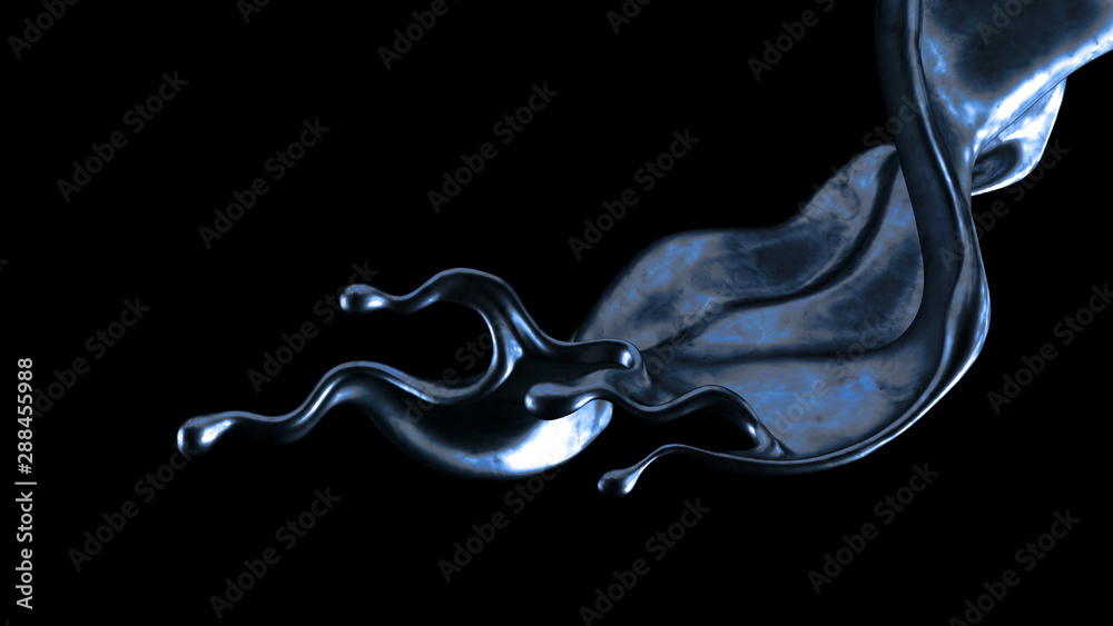 Splash fluid. 3d illustration, 3d rendering. Splash fluid. 3d illustration, 3d rendering.
