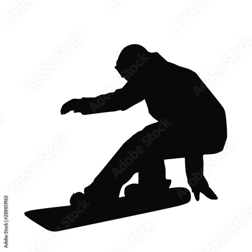 Snowboarding Silhouette