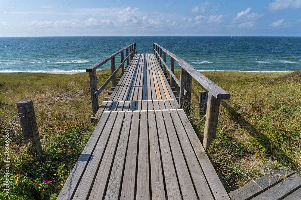 Path to the Westerland Beach - Sylt, Germany