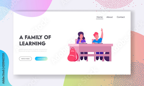 Knowledges and Education Website Landing Page