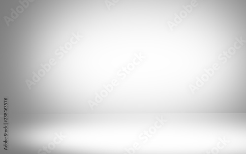 Gray empty room studio gradient with spotlight used for background and display your product