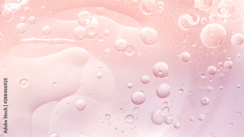 Abstract Pink water bubbles background Abstract Pink water bubbles background