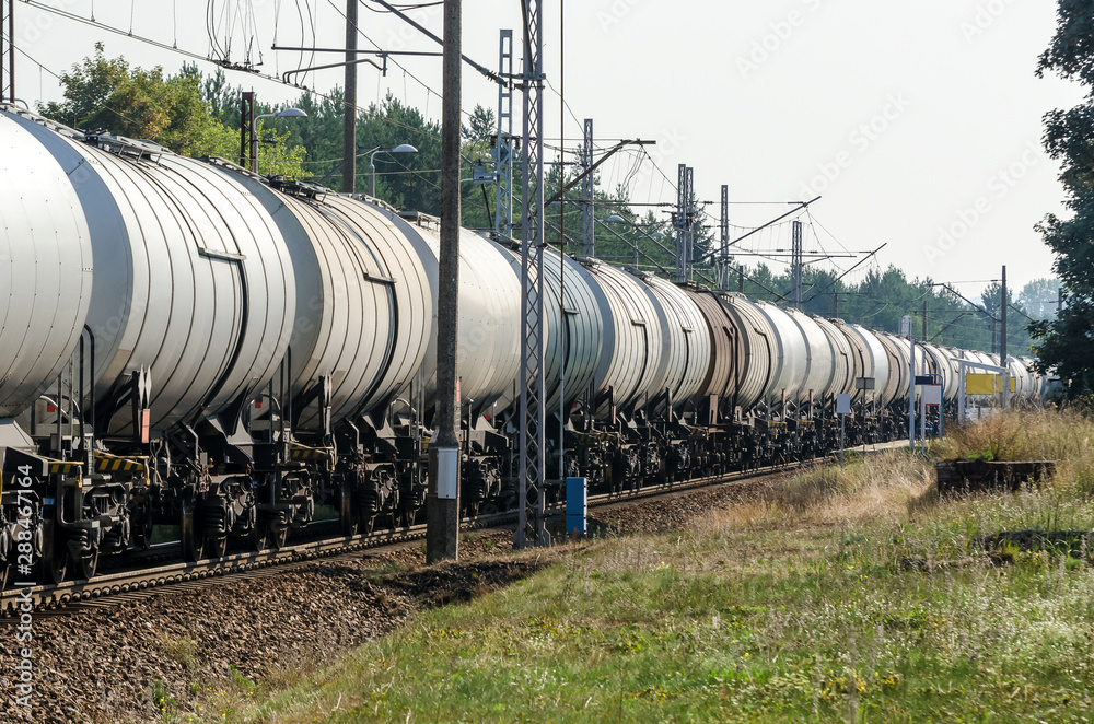 RAILWAY TRANSPORT - Tank wagons for the transport of chemical and oil materials RAILWAY TRANSPORT - Tank wagons for the transport of chemical and oil materials