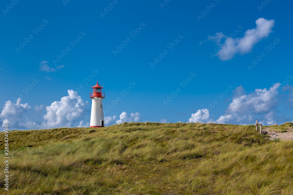 Island of Sylt, Germany. The Eastern List Lighthouse (German: Leuchtturm List Ost).