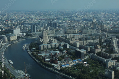 view of Moscow from the tower