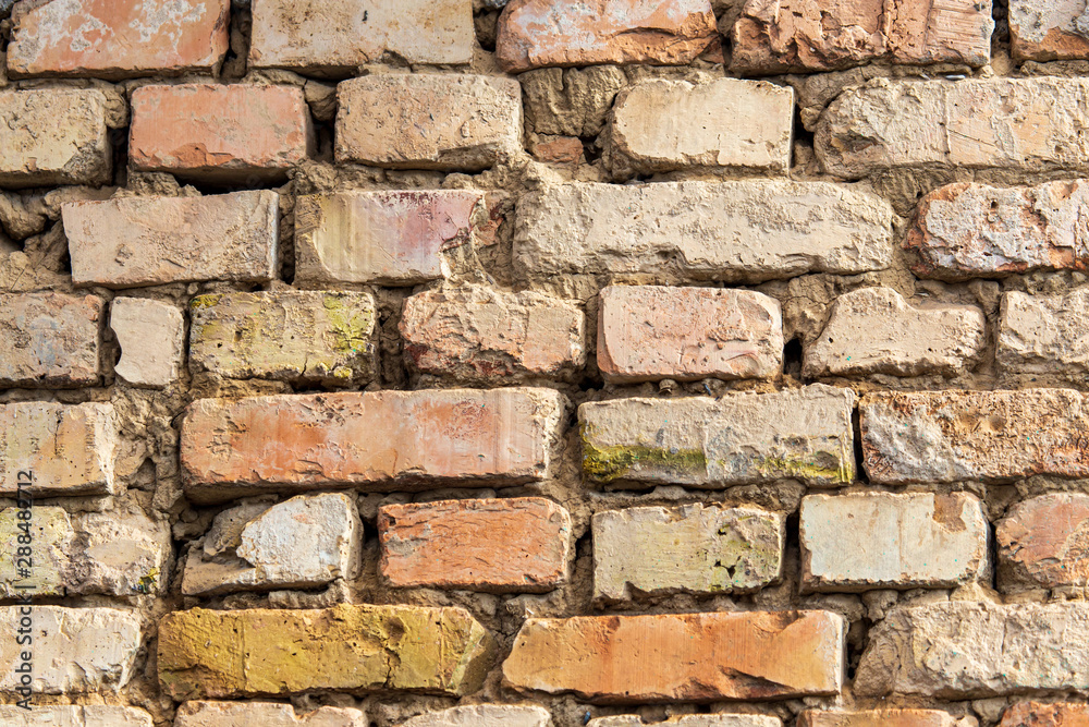Fototapeta premium Brick wall in the house as abstract background