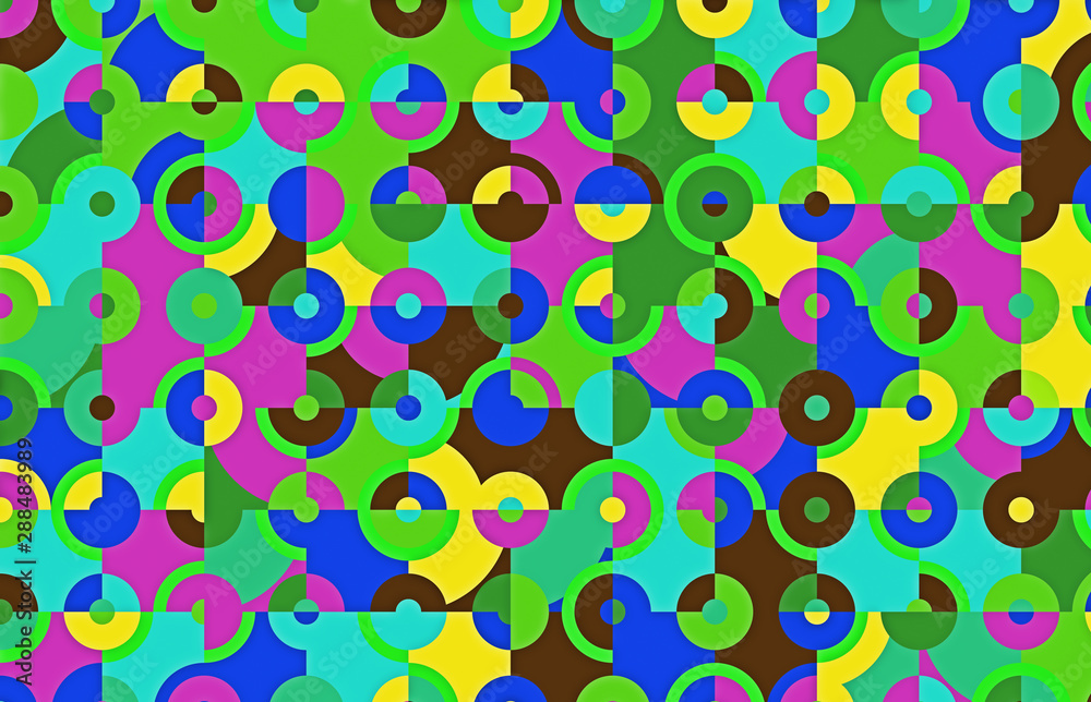colorful geometric abstract circles and squares colorful geometric abstract circles and squares