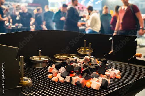 Hookahs. Coals for a hookah...