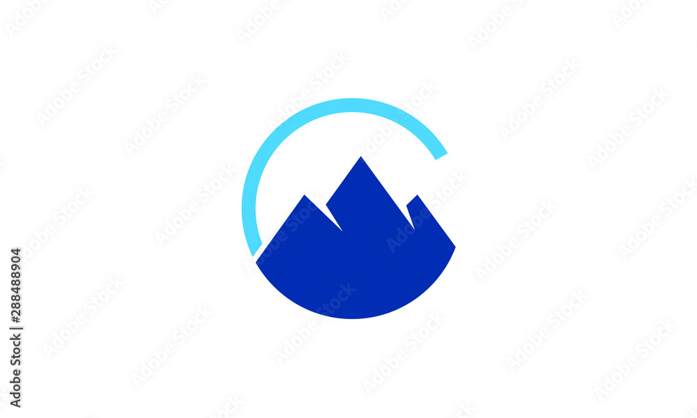 mountain with C alphabet letter logo blue, adventure initial Letter C Logo design, abstract letters c symbol logo vector, Mountain Logo Design Template Inspiration, C Letter mountain with C alphabet letter logo blue, adventure initial Letter C Logo design, abstract letters c symbol logo vector, Mountain Logo Design Template Inspiration, C Letter