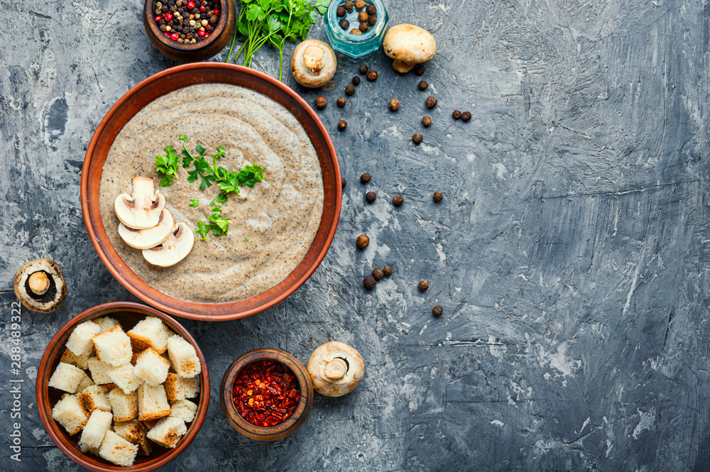 Creamy mushroom soup Creamy mushroom soup