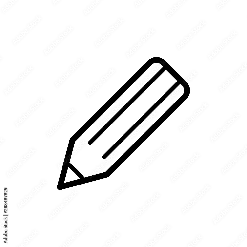 Obraz premium pencil icon trendy