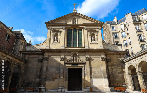 Quadro su tela Church Saint-Joseph-des-Carmes - Roman Catholic church located at rue de Vaugirard in Paris, France