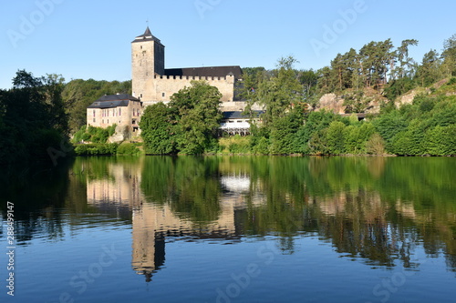 View on Kost castle, Bohemian paradise, Czech republic