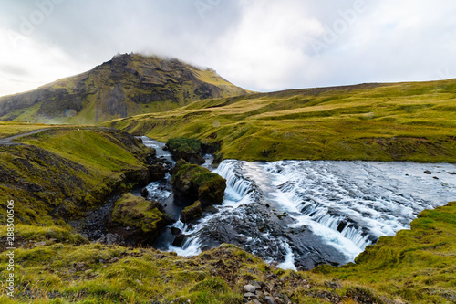 Fimmvörðuháls Hiking Trail In Iceland photo