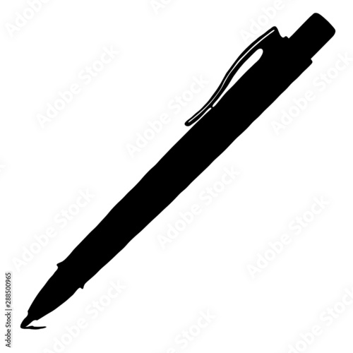 Kugelschreiber EPS Vektor pen Silhouette