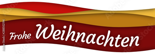 Frohe Weihnachten Banner
