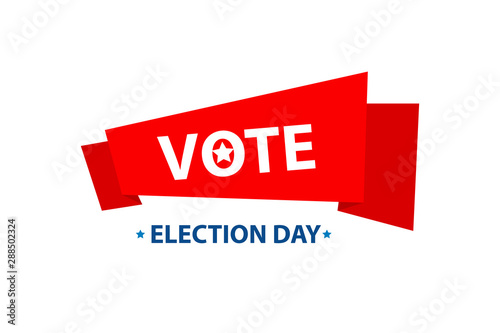 2020 Vote in USA american president banner