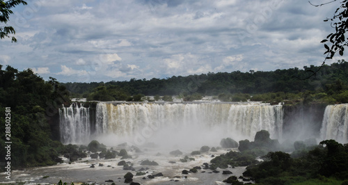 Fototapeta Naklejka Na Ścianę i Meble -  Iguazu waterfalls Argentina Brazil
