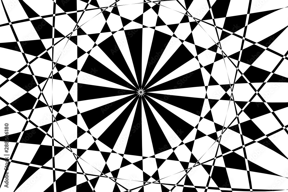geometric pattern with circle and triangle shape