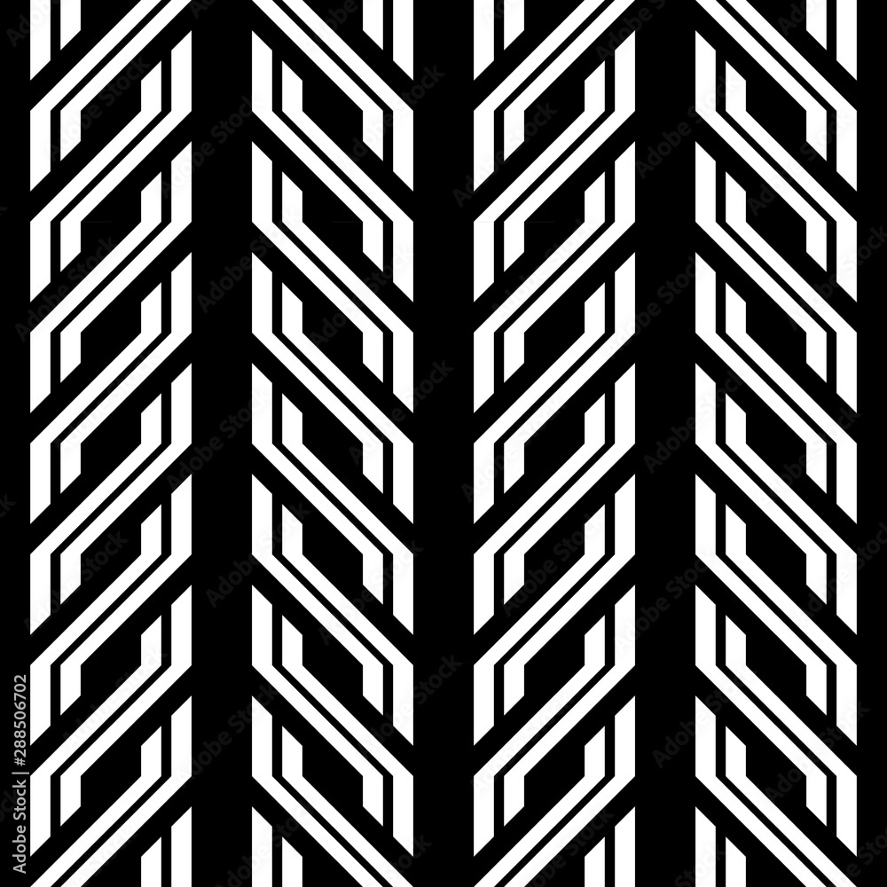 Design seamless monochrome zigzag pattern Design seamless monochrome zigzag pattern