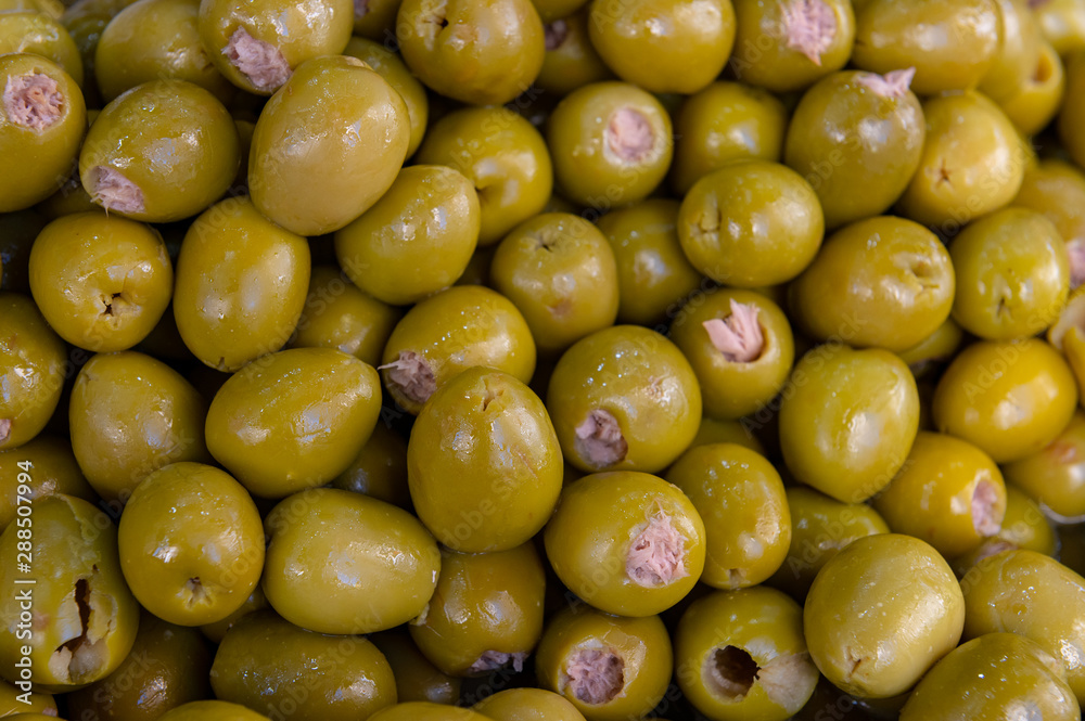 olives seasoned in sauce, traditional from Almagro olives seasoned in sauce, traditional from Almagro