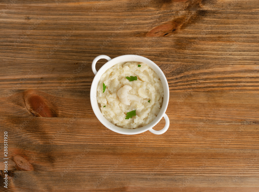 Homemade Cauliflower Puree or Colcannon with Mashed Cabbage Homemade Cauliflower Puree or Colcannon with Mashed Cabbage
