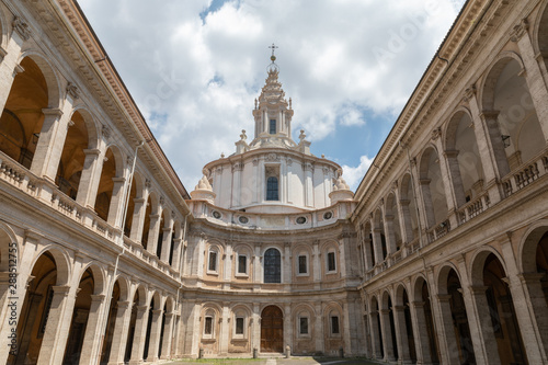 Panoramic view of exterior of Sant'Ivo alla Sapienza © TravelFlow