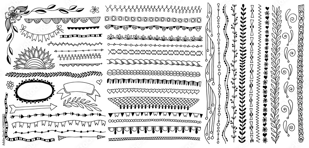 Border edge line. Simple doodles. border edge line в чем разница. doodle borders notrs.