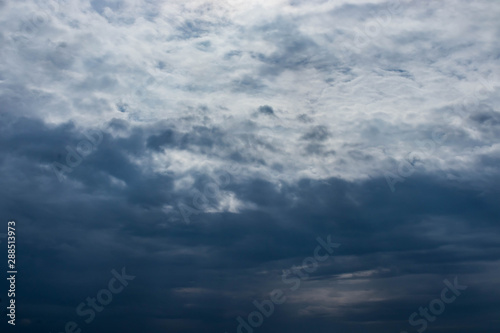 blue sky with clouds