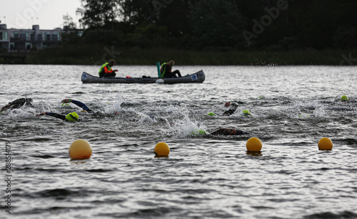 Open water swimming 