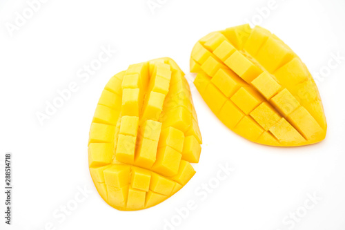 mango isolated on white