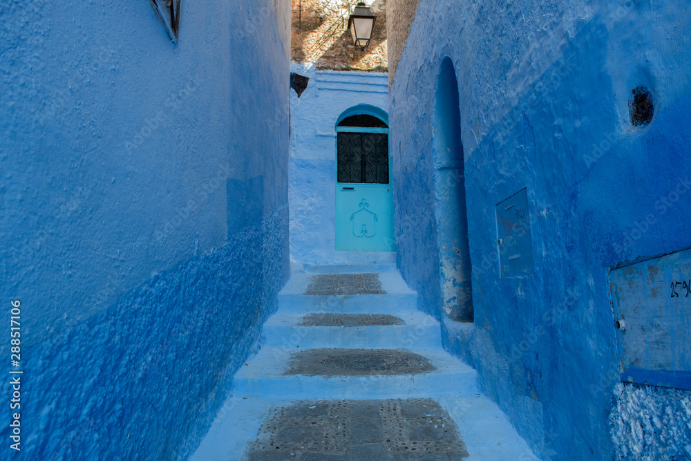 Vicoli di Chefchaouen la perla Blu del Marocco