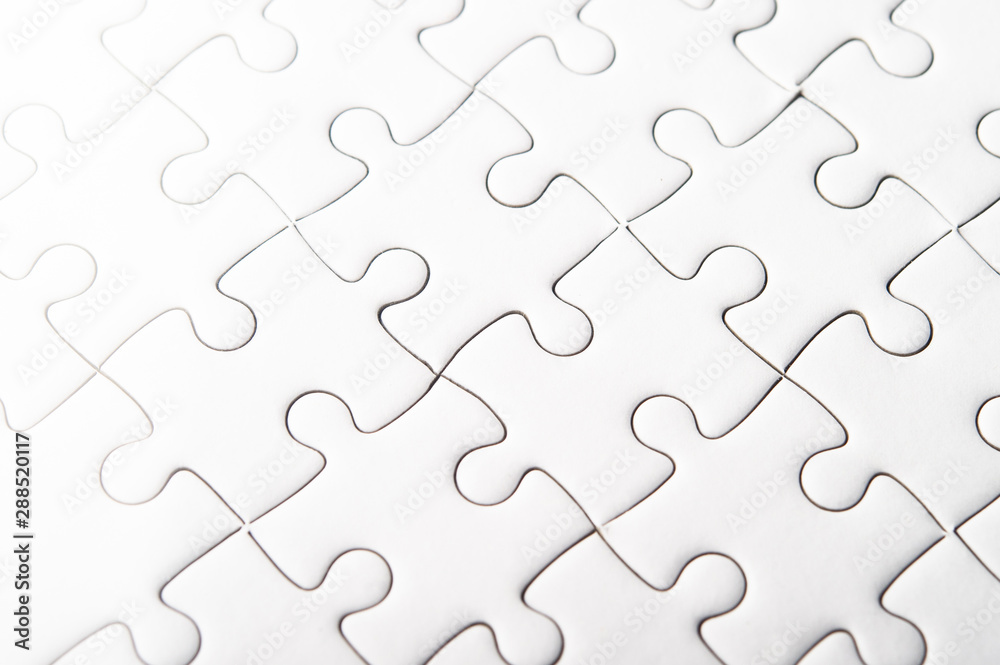 White puzzles represent harmony and power of successful people. White puzzles represent harmony and power of successful people.